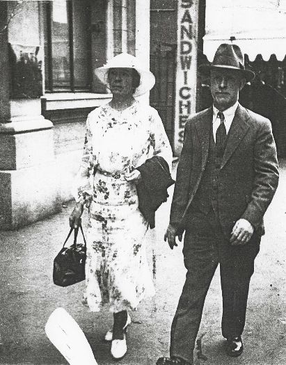 Mary STUART (b 1886) and James WILKIE circa 1940